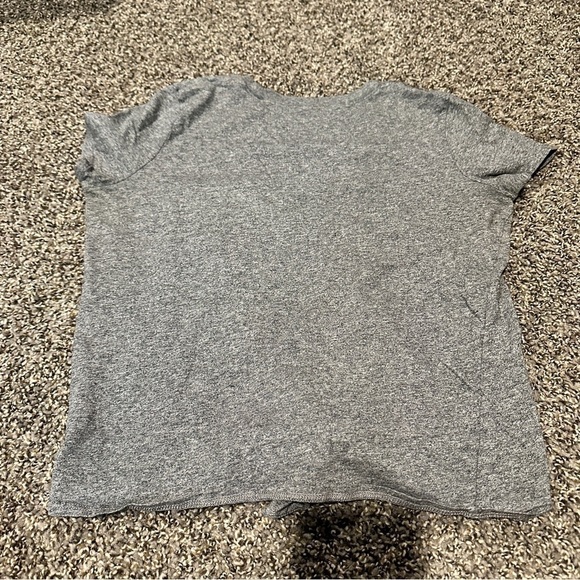 Madewell XXS gray tshirt with front tie - Picture 4 of 5